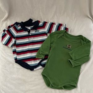 Gymboree twin set onesies 12-18 mo